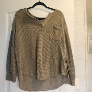 Mittoshop Womens Qaffle Knit Shop Size M Euc